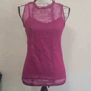 GU Express size small magenta top